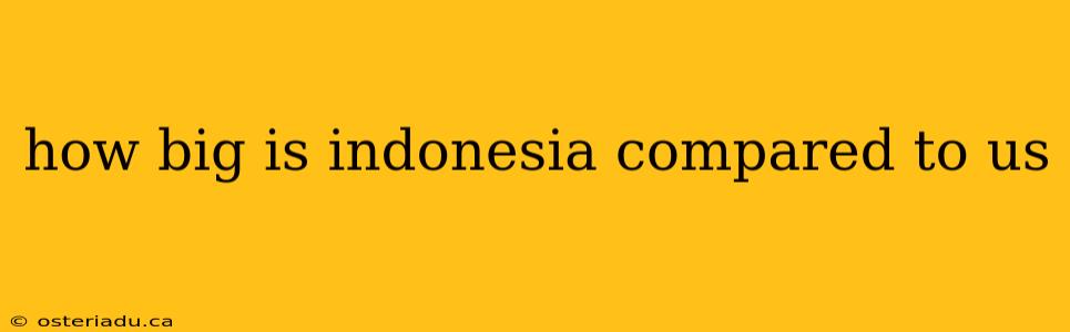 how big is indonesia compared to us