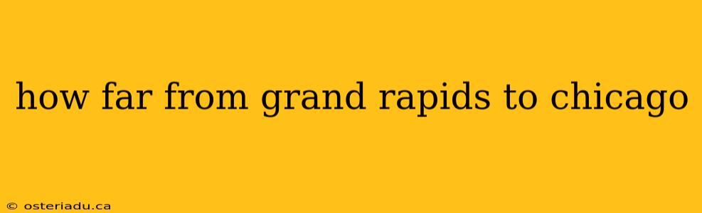 how far from grand rapids to chicago