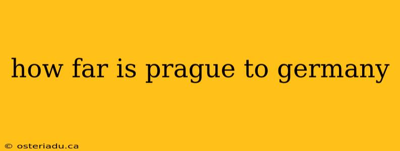 how far is prague to germany