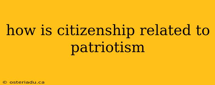 how is citizenship related to patriotism