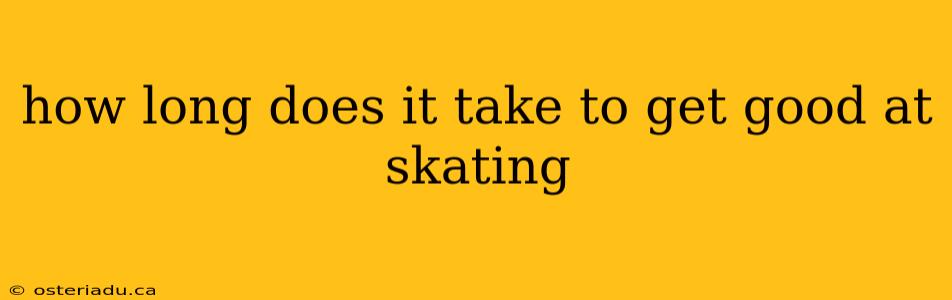 how long does it take to get good at skating