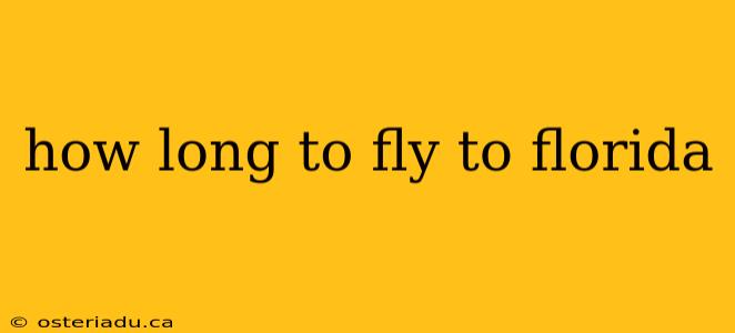 how long to fly to florida