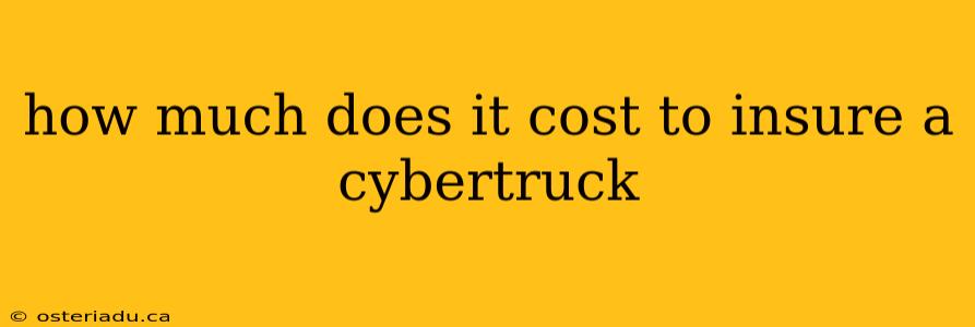 how much does it cost to insure a cybertruck