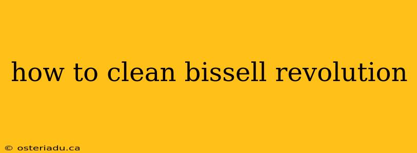 how to clean bissell revolution