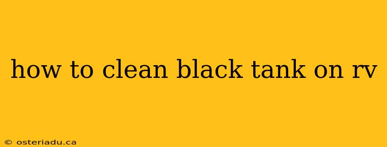 how to clean black tank on rv