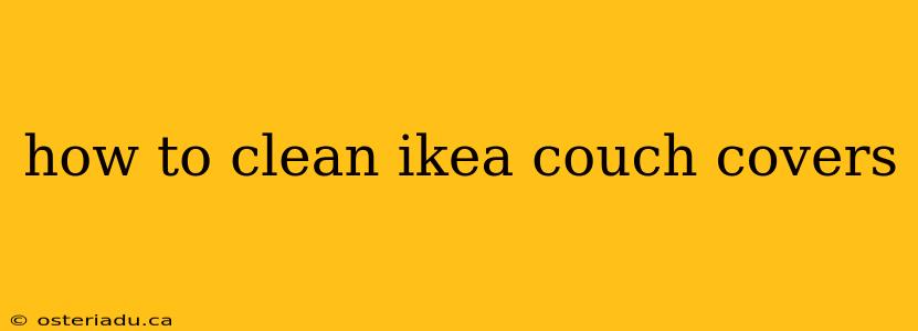 how to clean ikea couch covers