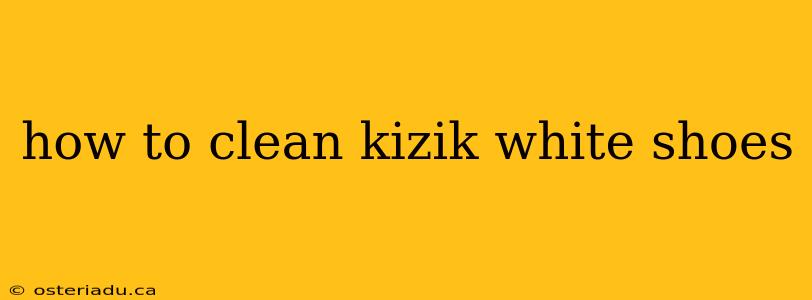 how to clean kizik white shoes