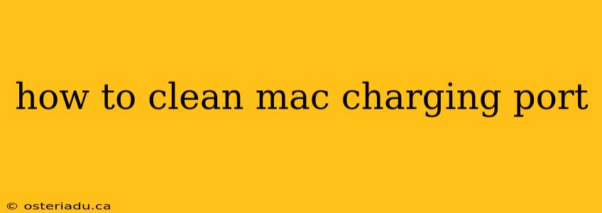 how to clean mac charging port