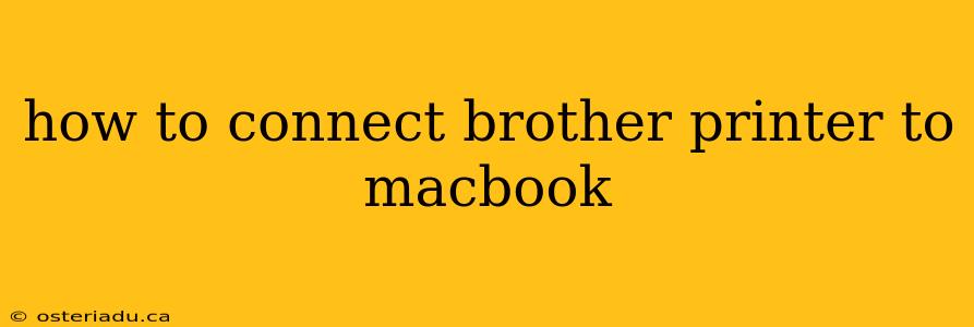 how to connect brother printer to macbook