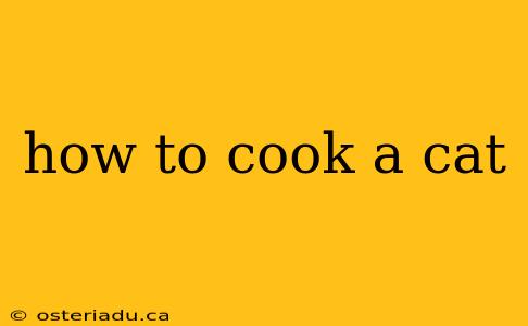 how to cook a cat