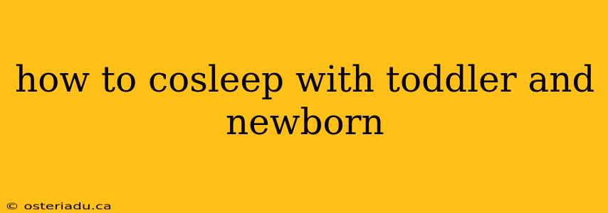 how to cosleep with toddler and newborn