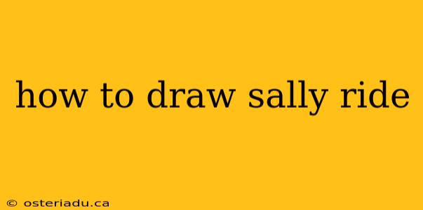 how to draw sally ride