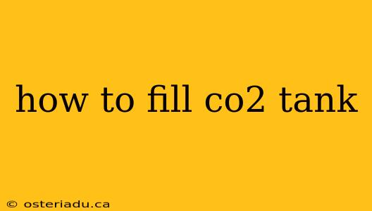 how to fill co2 tank