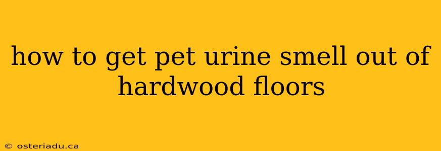 how to get pet urine smell out of hardwood floors