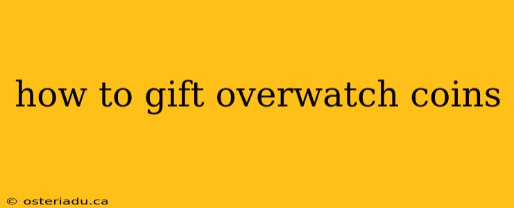 how to gift overwatch coins