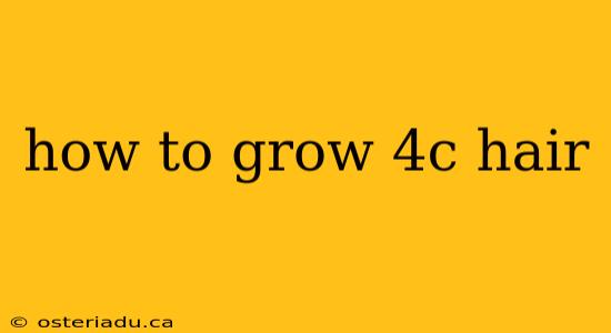 how to grow 4c hair