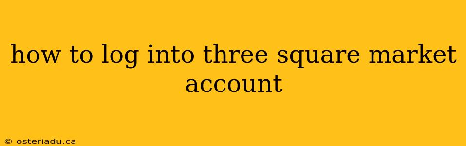 how to log into three square market account