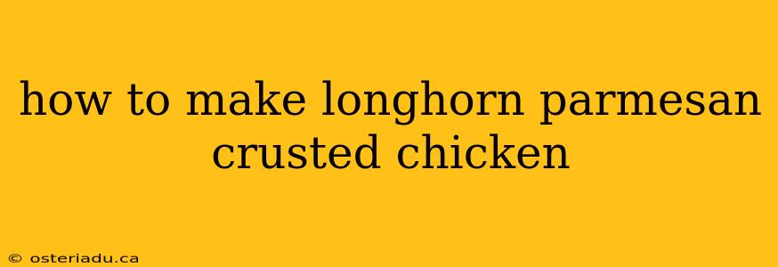 how to make longhorn parmesan crusted chicken