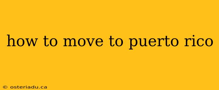 how to move to puerto rico