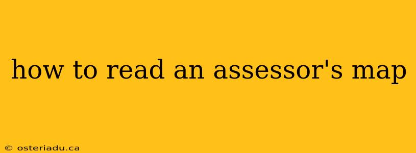 how to read an assessor's map