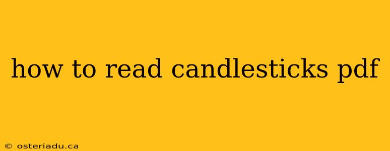 how to read candlesticks pdf