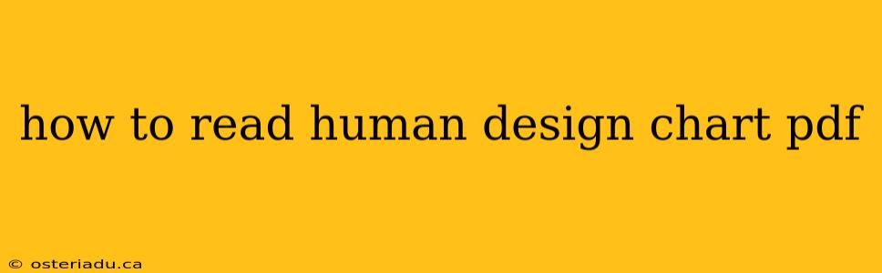 how to read human design chart pdf