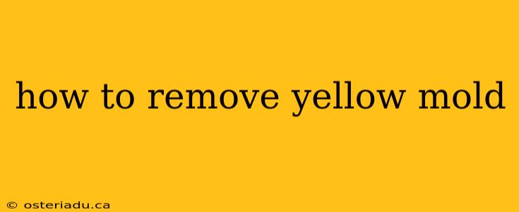 how to remove yellow mold