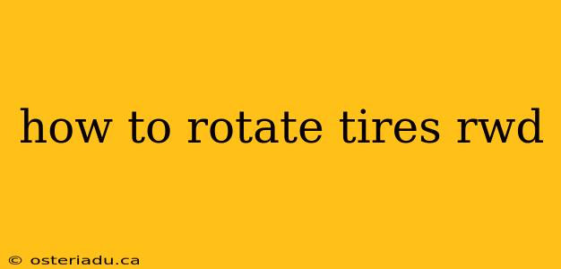 how to rotate tires rwd