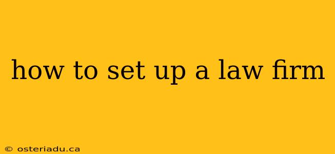 how to set up a law firm