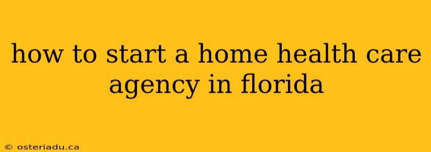 how to start a home health care agency in florida