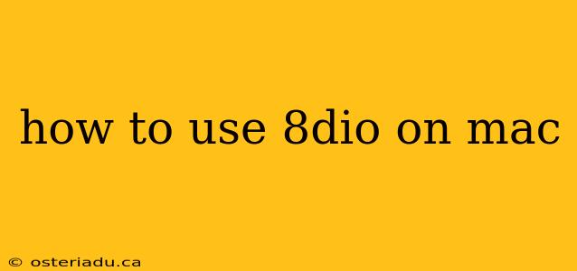 how to use 8dio on mac