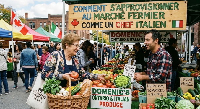 How to shop a farmers market like an Italian cook