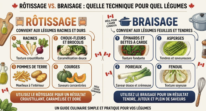 Roasting vs. braising: which technique fits which vegetable